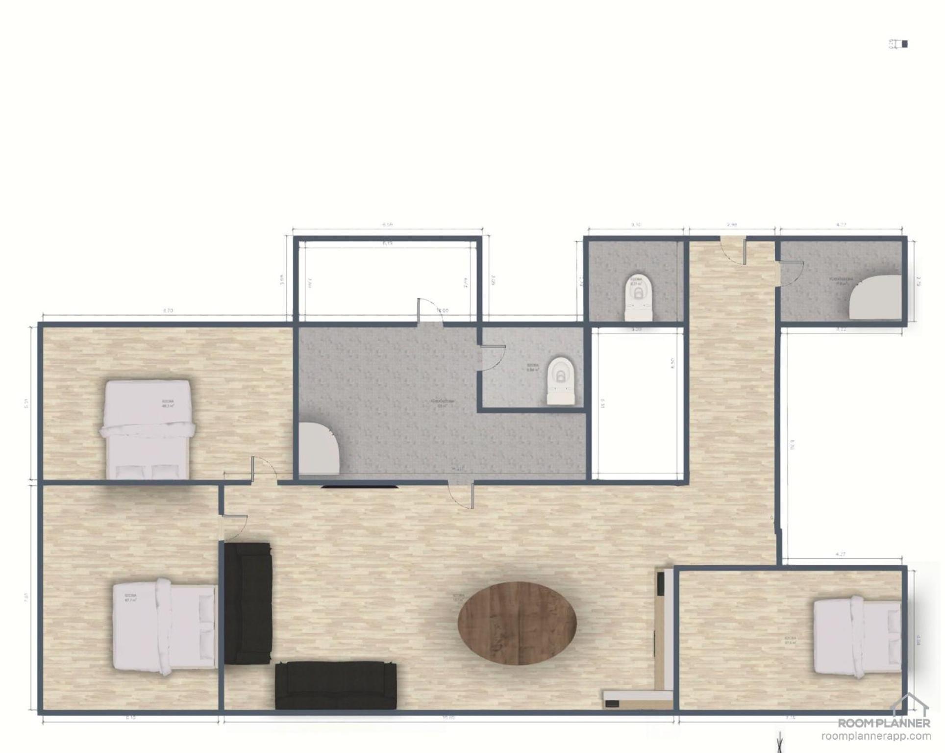 Apartment Sunny And 3-bedroom Penthouse With Garage Budapest